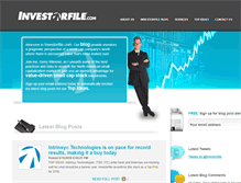 Tablet Screenshot of investorfile.com